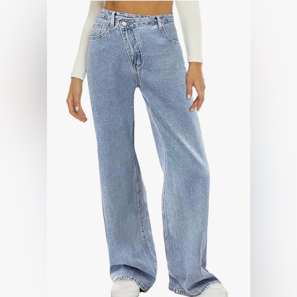Stylish Light Blue Women's Flare Jeans